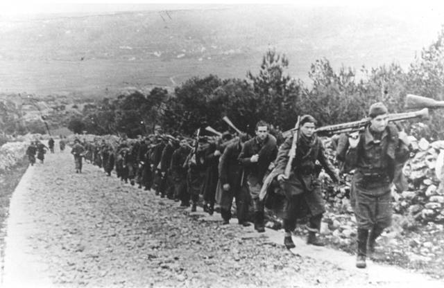 Croatian Partisans at Stari Grad